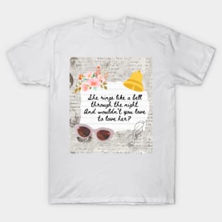 Rhiannon Song Lyric Print T-Shirt